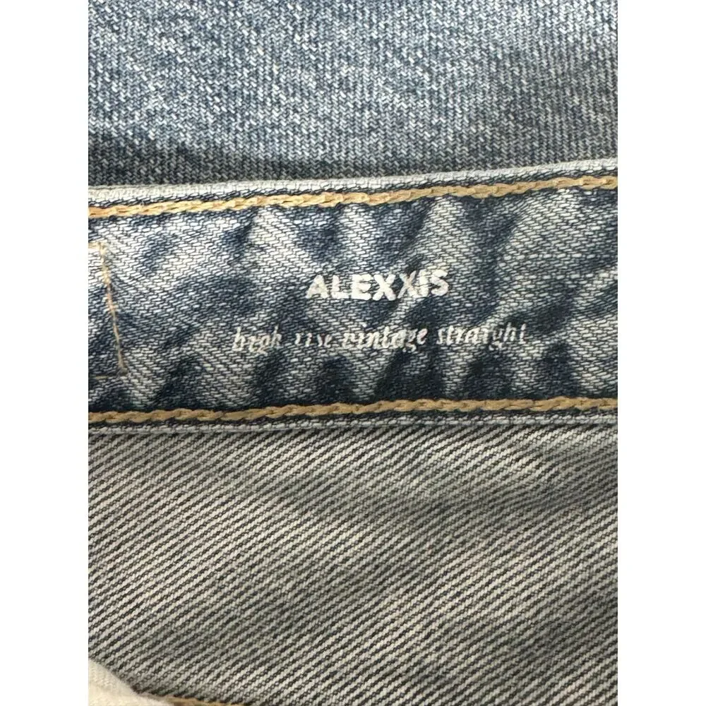 Adriano Goldschmied Alexxis High Rise‎ Straight Vintage Jeans in 1990 Hero Sz 30